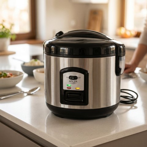 Garnek do ryżu Adler AD 6406 (1.5l; kolor inox)