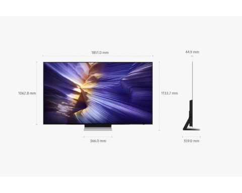Telewizor Samsung QE77S90F OLED 77'' 4K Ultra HD 144 Hz Tizen Dolby Atmos Czarny (OUTLET)