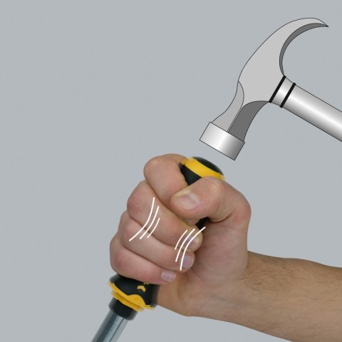 Wkrętak płaski Ergonic 10,0 x 1,6 FELO - do pobijania