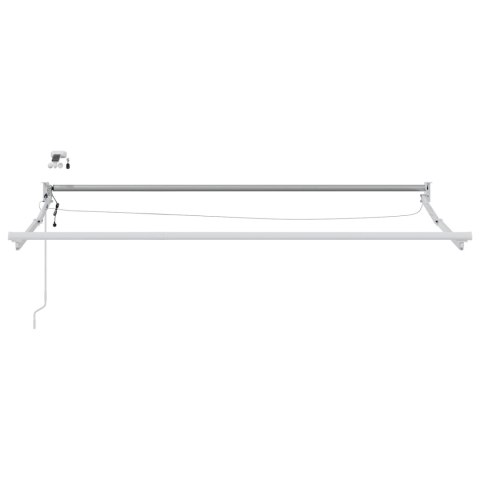 Elektryczna Rozkładana Markiza Czerwony burgund 3,5 x 2 m
