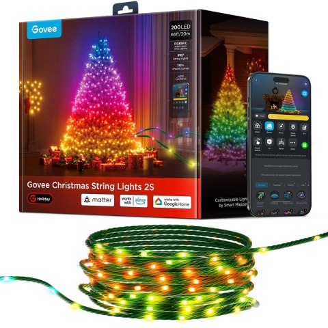 Govee Oświetlenie LED Christmas String Lights 2S 20m H80C4C41