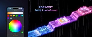 Ogrodowe oświetlenie LED Govee H7086 RGBICWW, RGBWW, 1100 Lm, 2.4GHz Wi-Fi + Bluetooth, IP66
