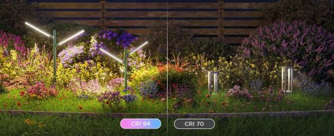 Ogrodowe oświetlenie LED Govee H7086 RGBICWW, RGBWW, 1100 Lm, 2.4GHz Wi-Fi + Bluetooth, IP66