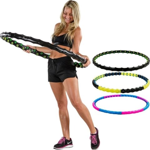 Hula hoop MOVIT masujący z magnesem 103 cm