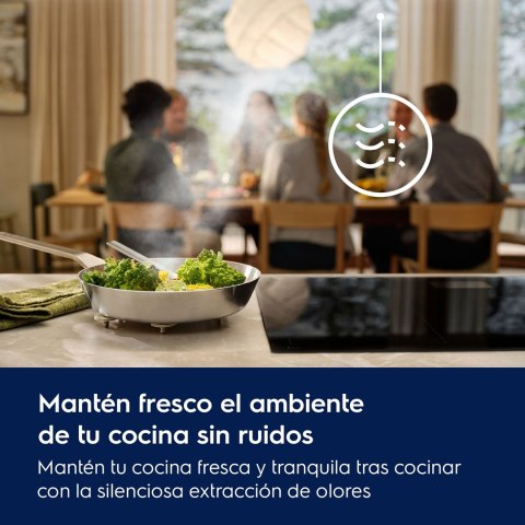 Okap kominowy ELECTROLUX LFG815K 80 cm | 650 m3/h | Hob2Hood | LED | czarny