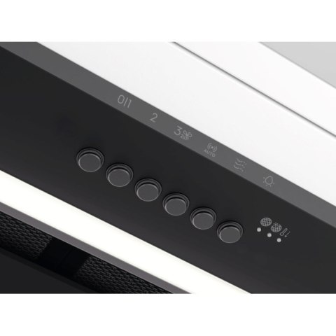 Okap kominowy ELECTROLUX LFG815K 80 cm | 650 m3/h | Hob2Hood | LED | czarny