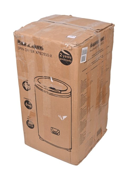 Wirówka Ravanson XPB2800-X (2800 obr/min; 6 kg; 360 mm; Klasa A; kolor srebrny) (OUTLET)