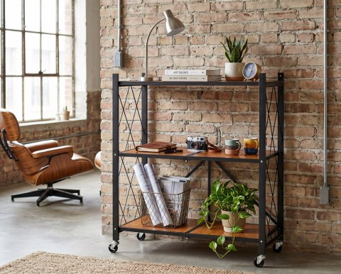 Regał składany BEVEL 3 poziomy LOFT