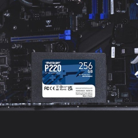 SSD Patriot P220 256GB SATA3 2,5" (OUTLET)