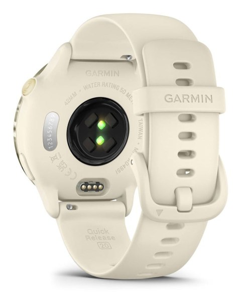 Zegarek Garmin Vivoactive 6, 42mm AMOLED Bone