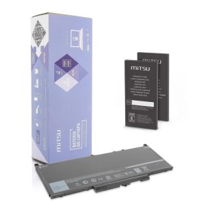 Bateria Mitsu do notebooka Dell Latitude E7270, E7470, J60J5, GG4FM, MC34Y (7.4V-7.6V) (7200 mAh)