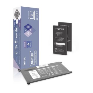 Bateria Mitsu do notebooka Dell Vostro 14 (5468), Inspiron 15 (5568), WDX0R, P75F, P62F, P66F, T2JX4 (11.4V) (3400 mAh)
