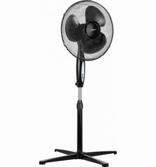 Wentylator stojący MPM MWP-25/C, 3 poziomy pracy, pilot zdalnego sterowania, Moc: 45 W, czarny