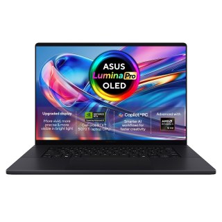 ASUS ProArt P16 H7606WR-SE058X Ryzen AI 9 HX 370 16.0"4K 120Hz 1600nits AR LBL 32GB LPDDR5X SSD1TB GeForce RTX 5070 Ti 12GB CamF