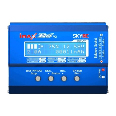 Ładowarka SKYRC iMax B6 V2 60W 6A