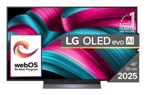 Telewizor LG OLED48C51LA OLED EVO 48'' 4K Ultra HD 144 Hz WebOS Dolby Atmos Czarny (OUTLET)
