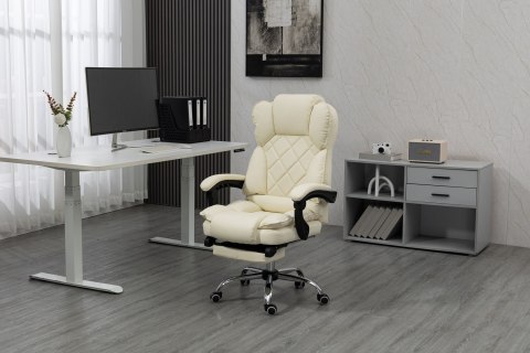 Activejet Fotel biurowy YK7416 beżowy (OUTLET)