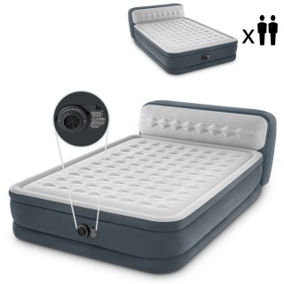 Materac łóżko 236x152 cm z pompką 2-osobowy DELUXE INTEX 64448ND