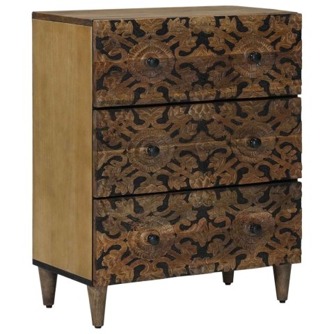 Bufet 2 pcs Brązowy 60 x 33,5 x 75 cm Drewno z mango