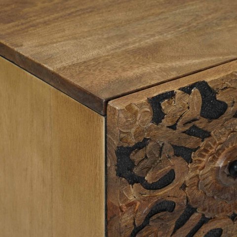 Bufet 2 pcs Brązowy 60 x 33,5 x 75 cm Drewno z mango