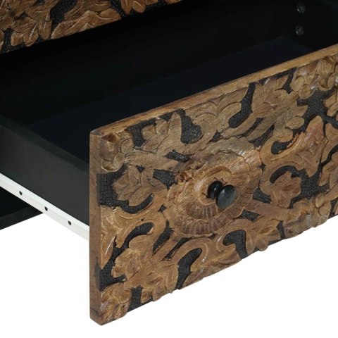Bufet 2 pcs Brązowy 60 x 33,5 x 75 cm Drewno z mango