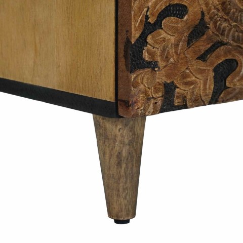 Bufet 2 pcs Brązowy 60 x 33,5 x 75 cm Drewno z mango