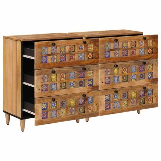 Bufet 2 pcs Naturalny 60 x 33 x 75 cm Drewno z mango