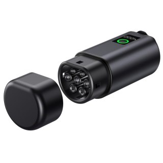 Adapter V2L Type 2 - Schuko 3500W z wyświetlaczem mocy do aut elektrycznych