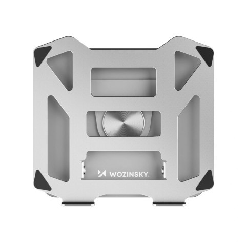Podstawka chłodząca obrotowa 360 pod laptop tablet - srebrna