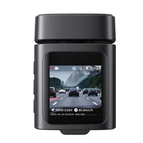 Wideorejestrator kamera samochodowa PrimeTrip VD1 Pro GPS 4K - czarny
