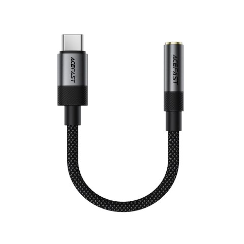 Adapter przejściówka USB-C - mini jack 3.5 mm - czarny