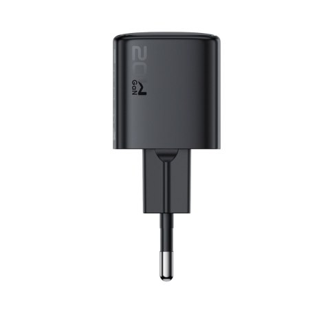 Ładowarka sieciowa USB-C GaN PD 20W - czarna