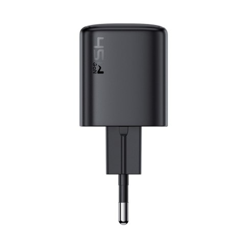 Ładowarka sieciowa USB-C GaN PD 45W - czarna
