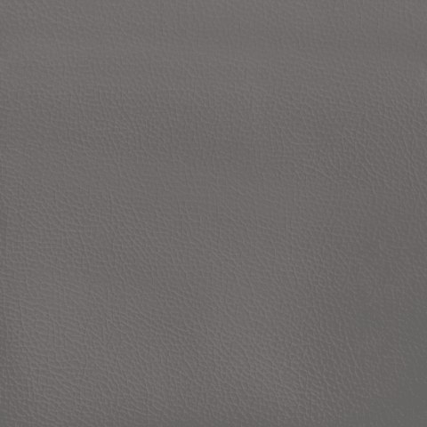 Łóżko kontynentalne z materacem, szare, ekoskóra 200x200 cm