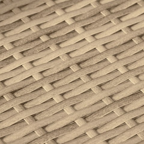 7-cz. zestaw wypoczynkowy do ogrodu, z poduszkami, beżowy