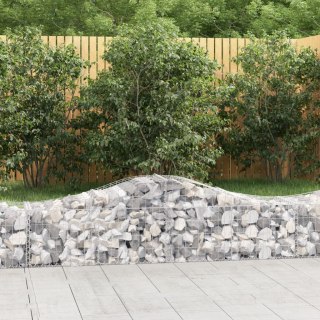 Kosze gabionowe, 18 szt, 200x50x40/60 cm, galwanizowane żelazo