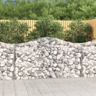 Kosze gabionowe, 25 szt, 200x50x100/120cm, galwanizowane żelazo