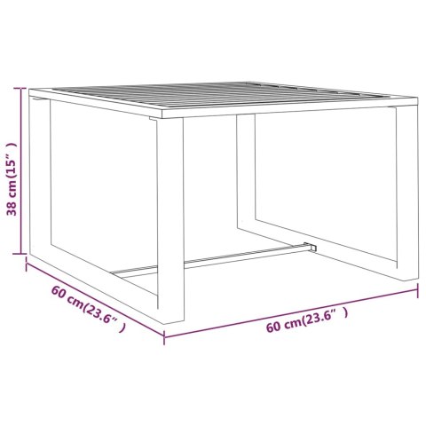 3-cz. zestaw mebli ogrodowych, poduszki, aluminium, antracyt