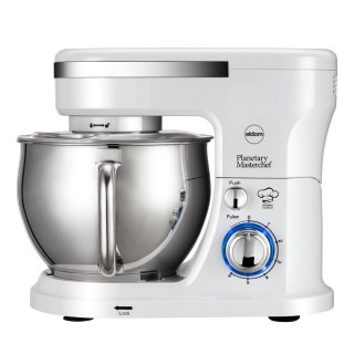 ELDOM ROBOT PLANETARNY WRK1300 DULCE, 1300W, 5L , TRY KOŃCÓWKI DO UBUJANIA, MISZANIA, UGNIATANIW, WYJMOWANA METALOWA MISA