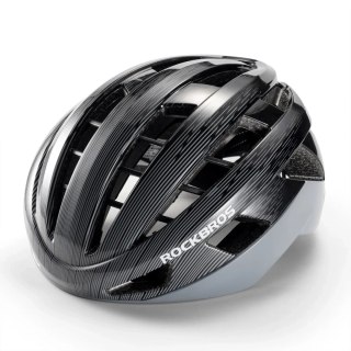 Kask rowerowy regulowany 58-62 cm - czarny