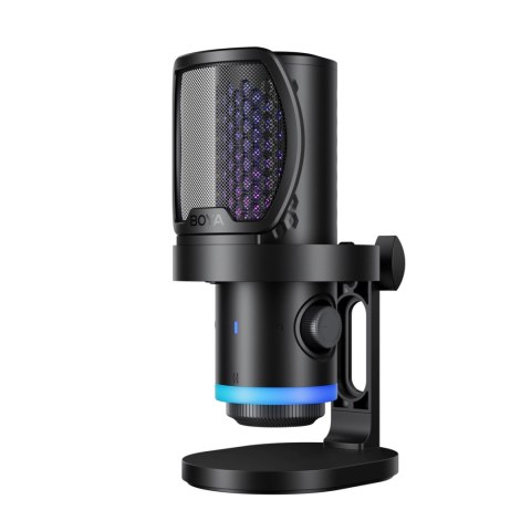 Mikrofon gamingowy przewodowy USB-C RGB ENC - czarny