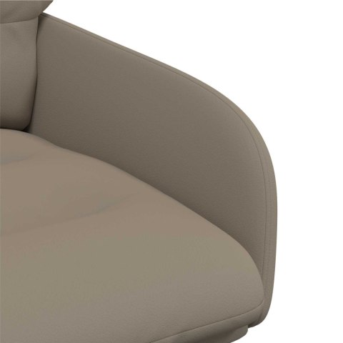 Obrotowe krzesła jadalniane 6 pcs Ekoskóra Cappuccino