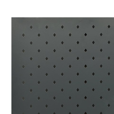 Parawany 4-panelowe, 2 szt., antracytowe, 160x180 cm, stalowe