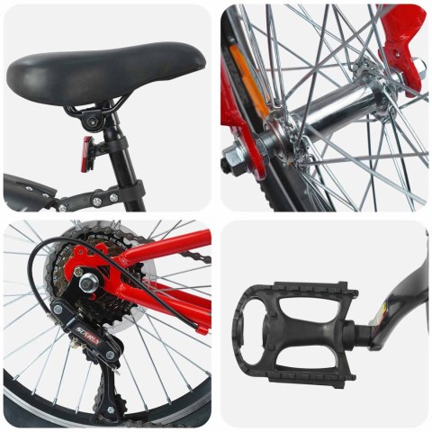 Rower Dziecięcy 24 Cali 6-Speed dla dzieci w wieku 8-12 lat