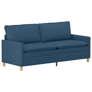 VidaXL Sofa niebieski 196 x 81 x 87,5 cm tkanina