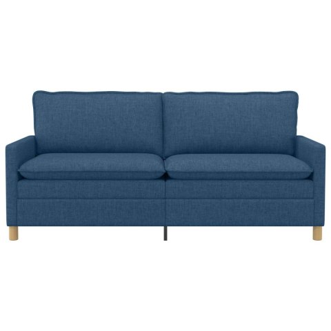 Sofa niebieski 196 x 81 x 87,5 cm tkanina