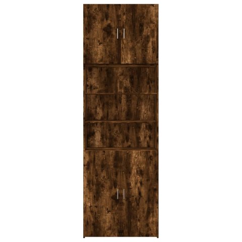 Wysoka szafka, przydymiony dąb, 80x42,5x249 cm