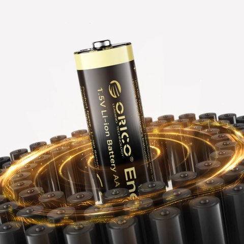 Bateria litowa akumulator AA 1.5 V 2100mWh USB-C - 4 szt.