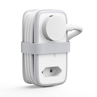 Listwa zasilająca 5w1 AC USB-A USB-C 15.5W - biała