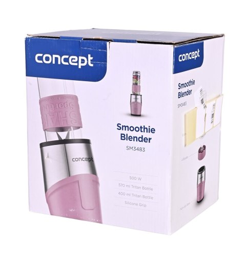 Smoothie blender 500 W SM3483 CONCEPT Dusty Rose (OUTLET)